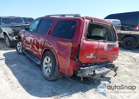 2009 Nissan Armada Se from USA, damaged, VIN 5N1BA08D09N614281